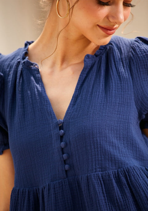 Vestido babydoll Sunshine Serenade