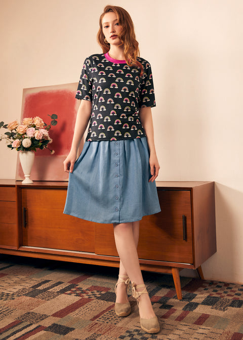 Camiseta Lucky Charm Rainbow (Venta final)