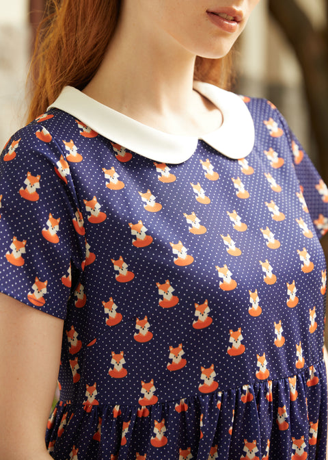 Vestido de corte imperio con cuello Whimsy&Wonder