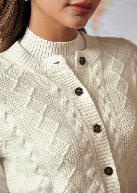 Cárdigan trenzado Twist&Shout