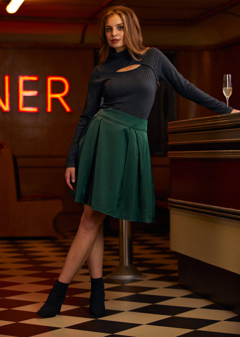 Falda plisada «Encanto Cotidiano»