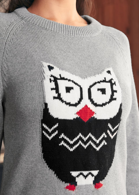 Sudadera de cuello redondo llena de nostalgia