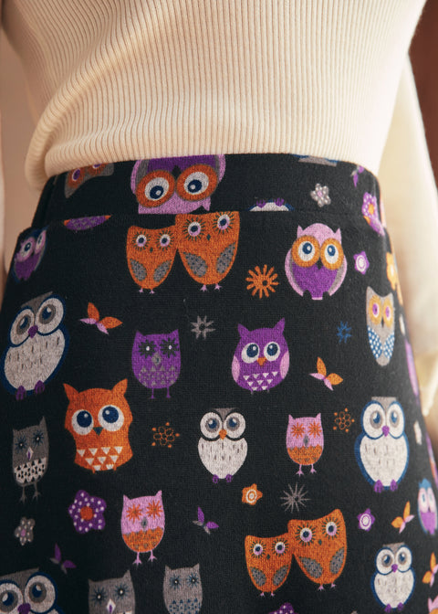 Falda midi de punto «Excelencia alcanzada»