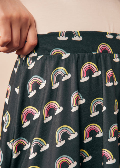 Falda midi de punto Excellence Attained (Venta final)