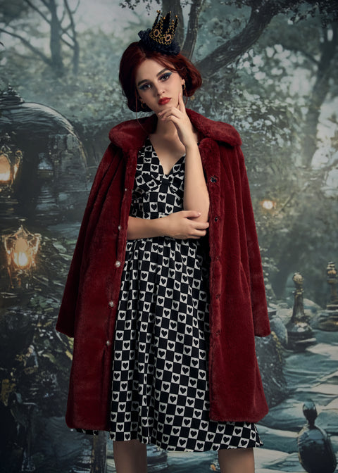 Vestido de corte entallado y falda acampanada «Romántico sin esperanza»