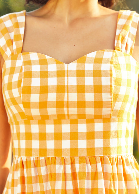 Vestido midi de cuento de hadas «Baila bajo los rayos del sol»