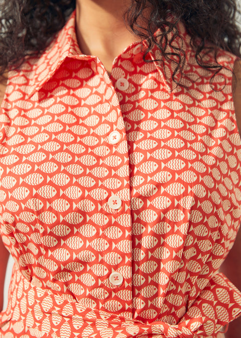 Vestido camisero «Can’t Slow My Roll»