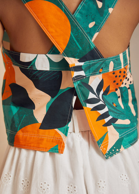 Top con fondo ventilado