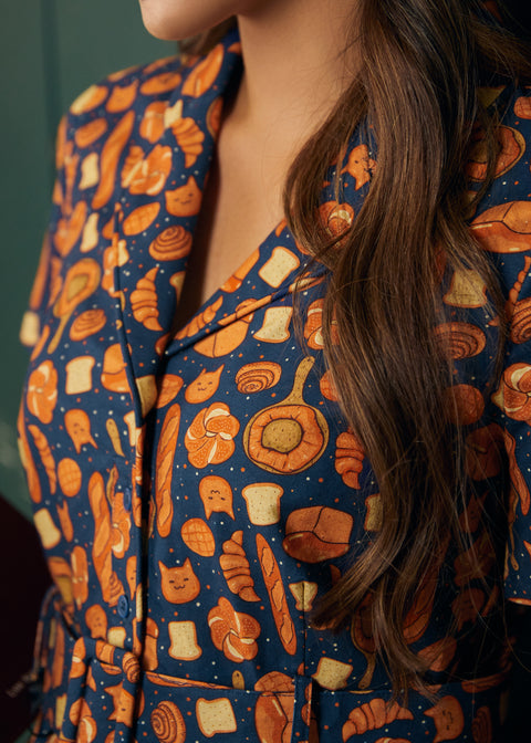 Vestido casual de elegancia rústica