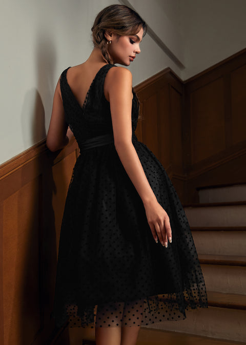 Vestido de corte entallado y falda acampanada «Recuerdos Románticos»