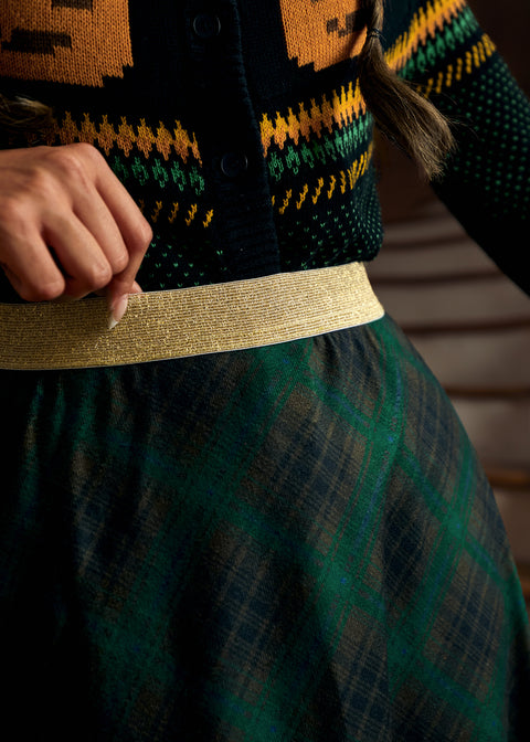 Falda larga Golden Whispers