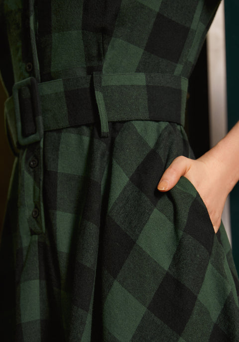 Vestido casual de elegancia rústica