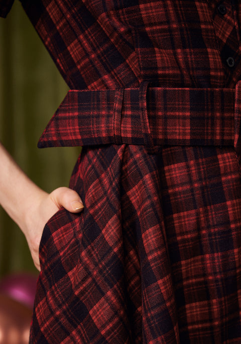 Vestido casual de elegancia rústica