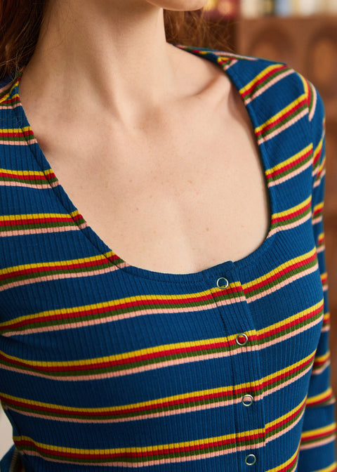 Top de manga acampanada «Lost in Love»