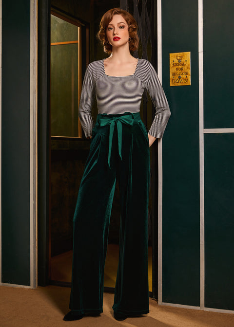 Pantalones anchos de terciopelo de Cider, Spice&Everything Nice