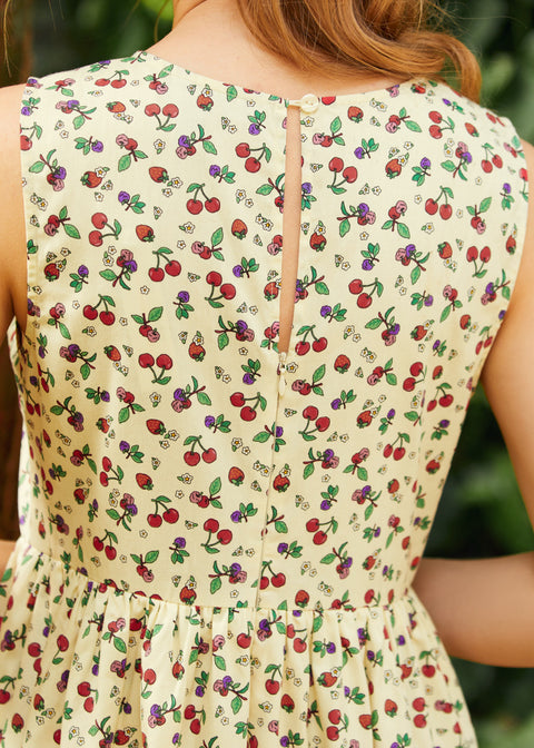 Vestido para recoger flores silvestres