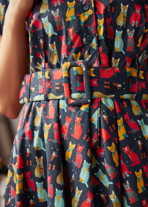 Vestido casual de elegancia rústica