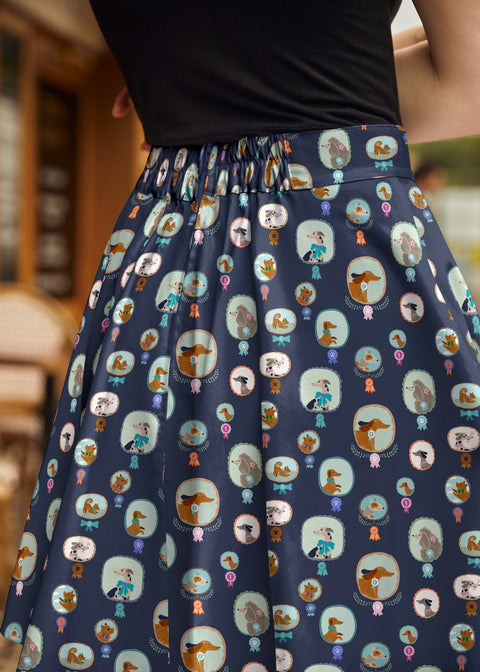 Falda patinadora para perros, la mejor de la exposición