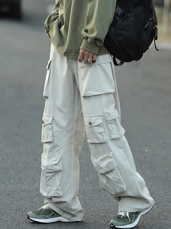 Men’s Vintage Pocket Loose Cargo Pants