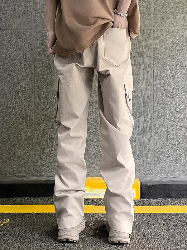 Men’s Multi Pocket Zip Up Cargo Pants