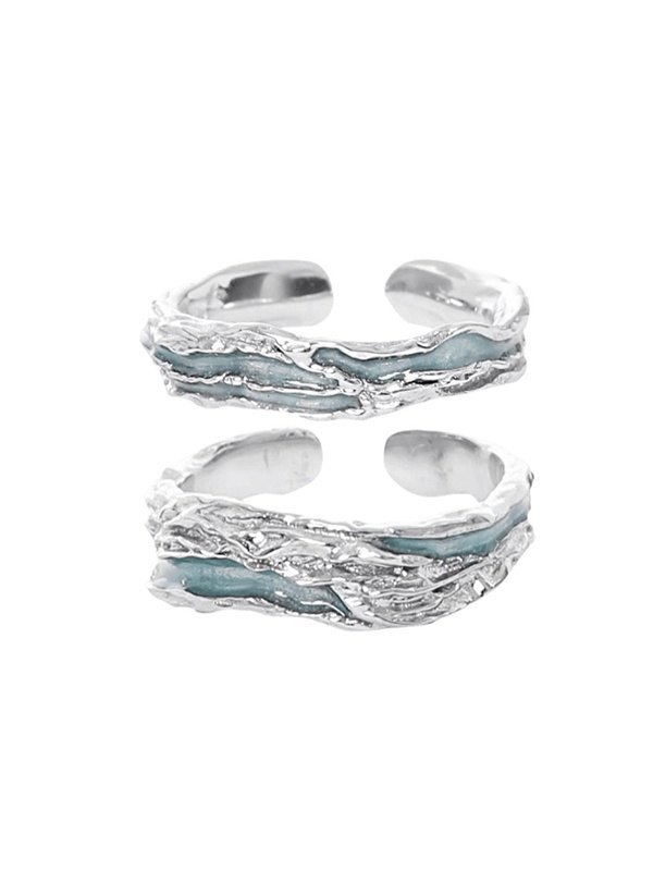 Epoxy French Irregular Opening Ring