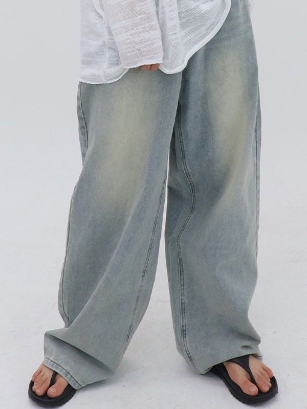 Retro Design Niche Loose Boyfriend Jeans