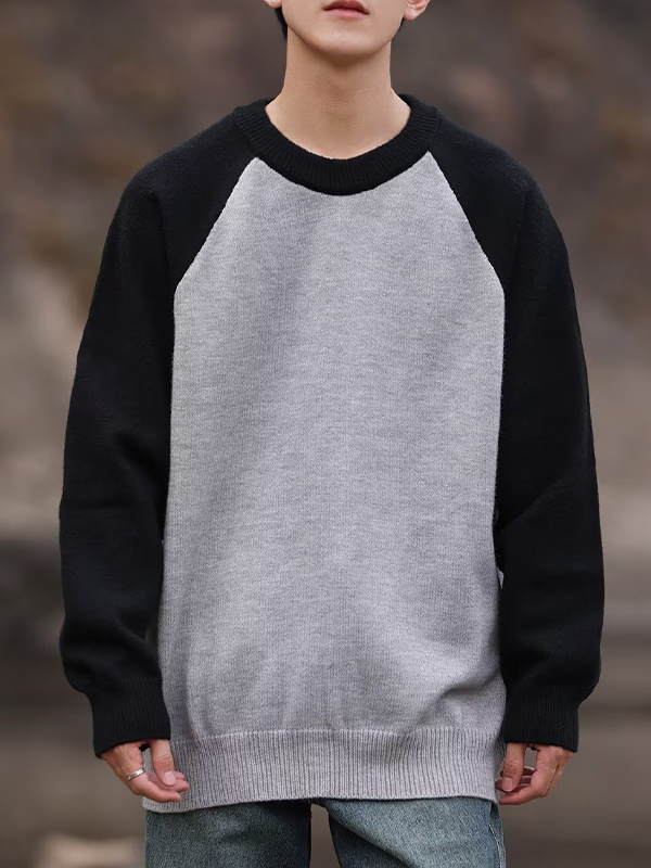 Japanese Trend Stitching Sweater