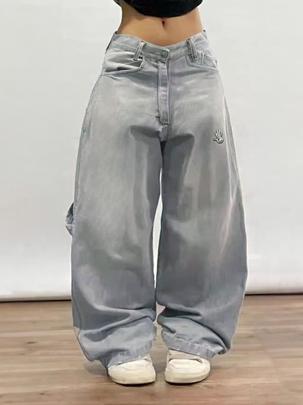 American Retro Hiphop Boyfriend Jeans