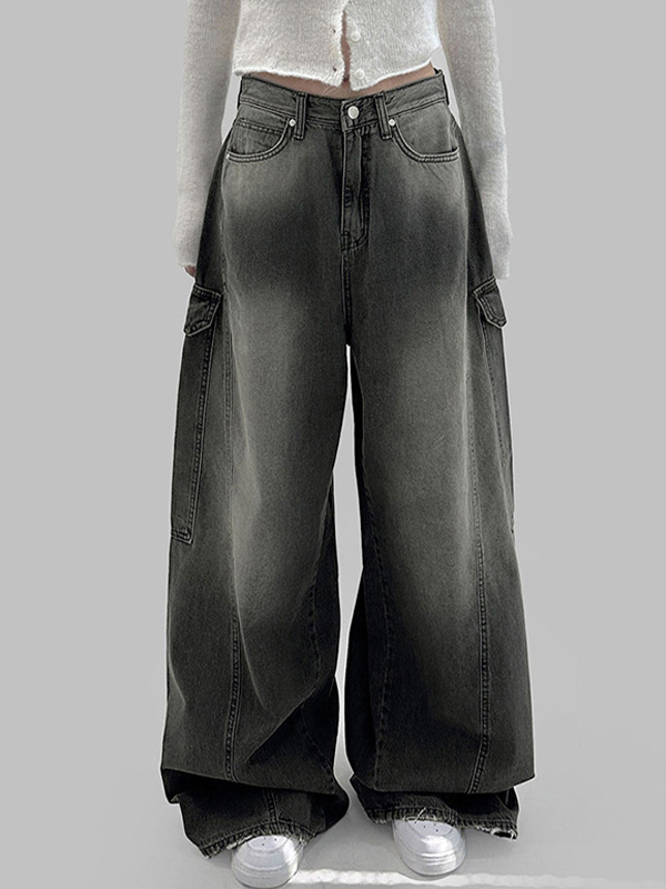 Lazy Style Loose Slim High-Waisted Boyfriend Jeans