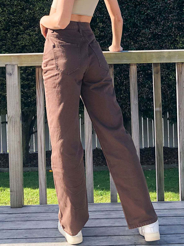 Vintage Loose Straight Boyfriend Jeans