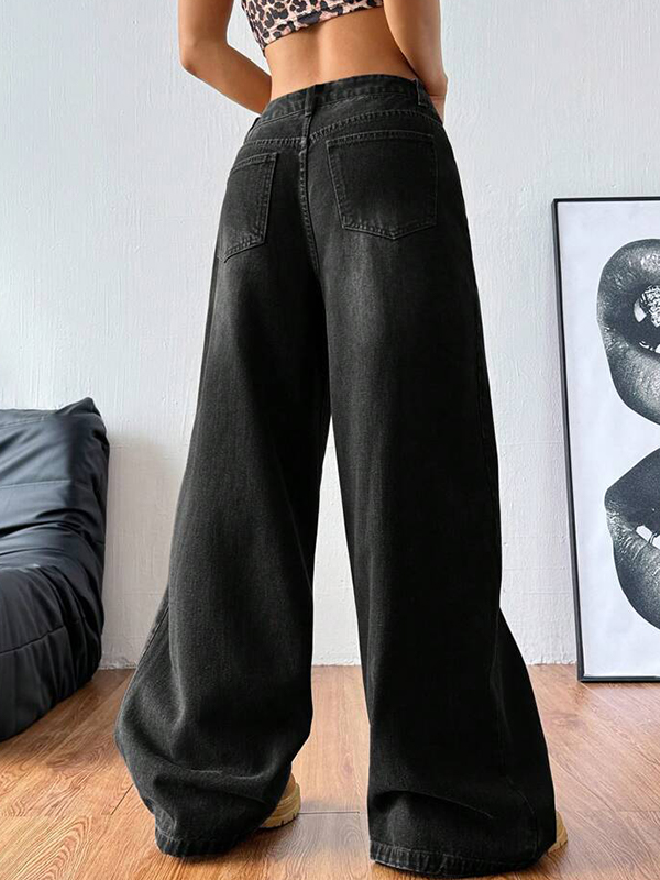 Loose Drape Boyfriend Jeans