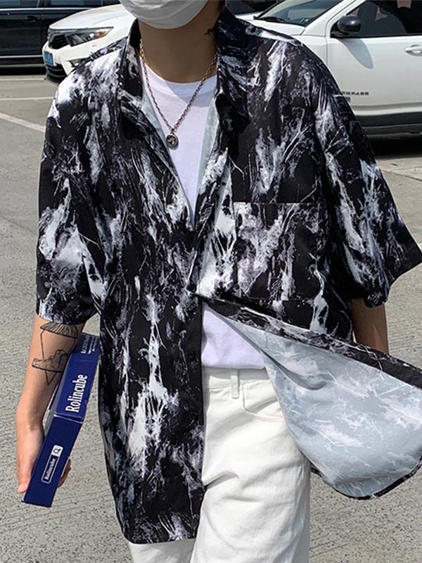 Men’s Pocket Tie Dye Shirt