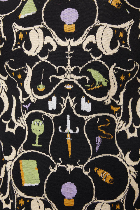 Cárdigan largo ceremonial