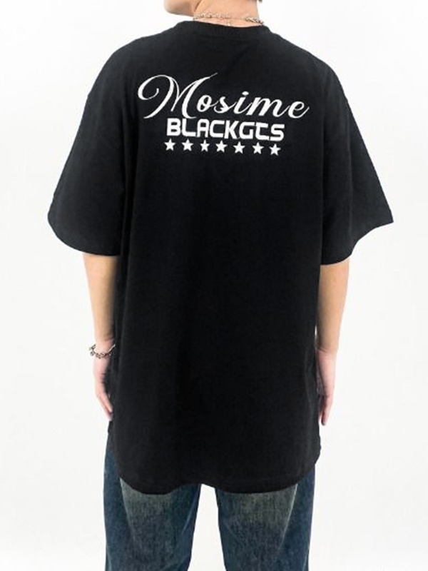 Men’s Star Print Oversized Short Sleeve Tee