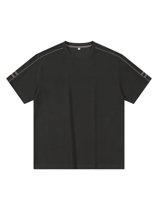 Men’s Solid Color Oversized Short Sleeve Tee