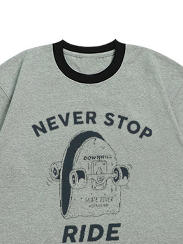 Men’s Printed Oversized Short Sleeve Tee