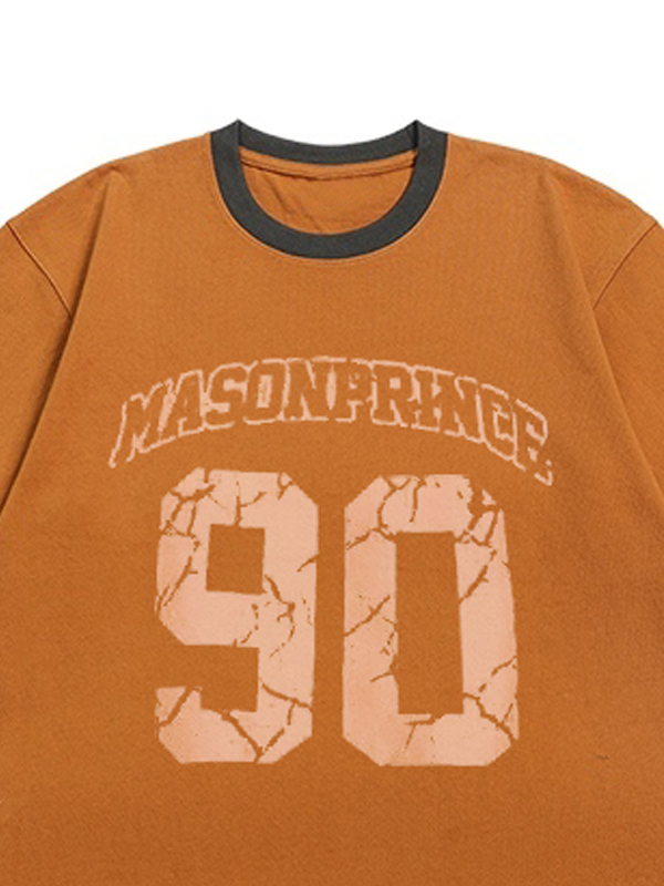 Men’s Street Digital Print Oversized Short Sleeve Tee