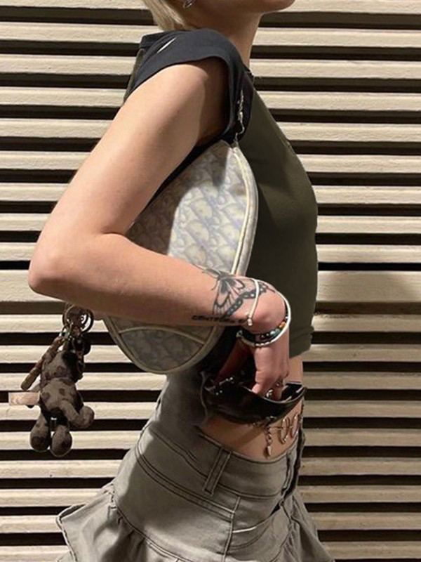 Contrast Raglan Slim Short Sleeve Tee