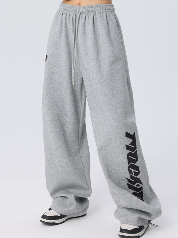 Lettering Loose Sweatpants