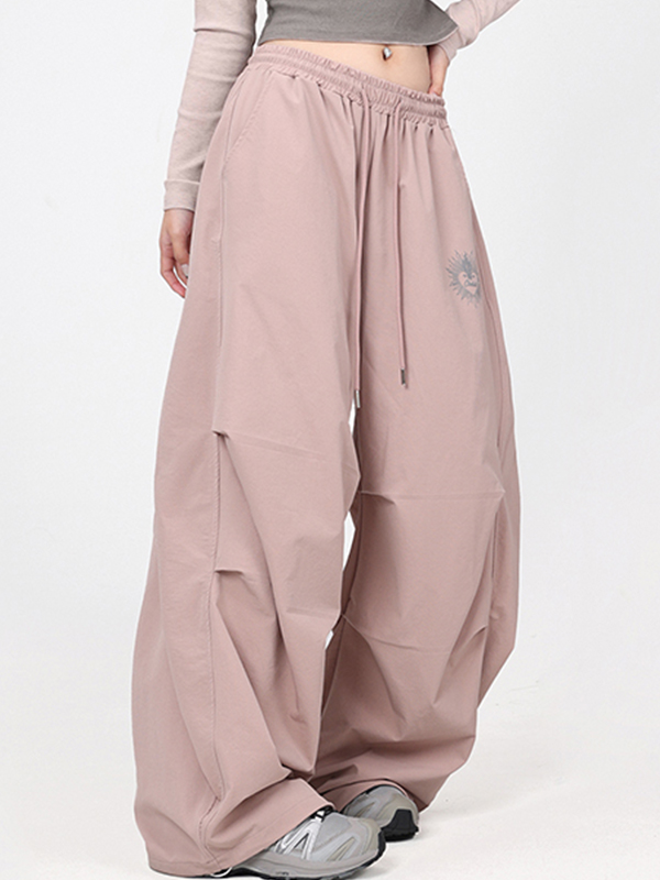 Street Loose Parachute Cargo Pants