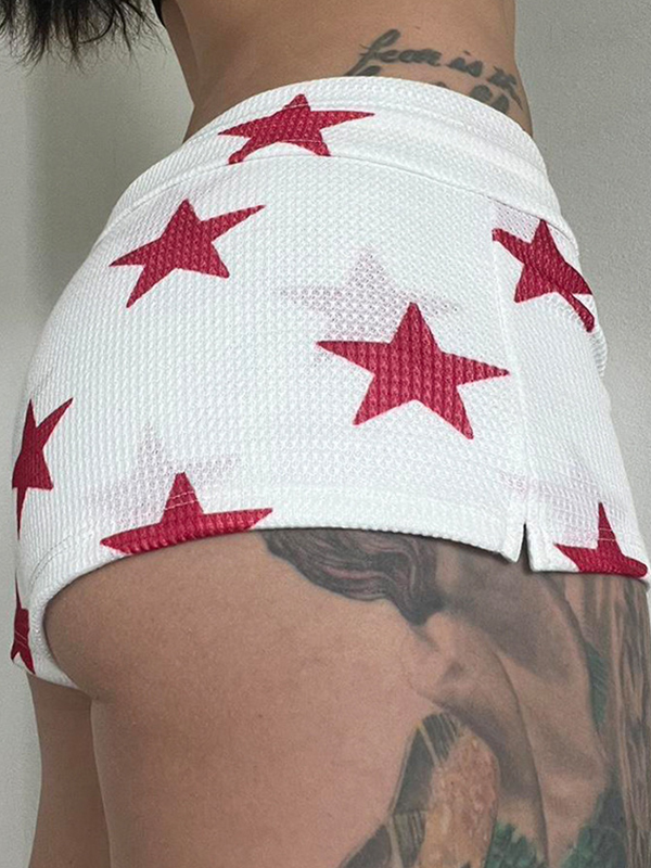 Star Print Shorts