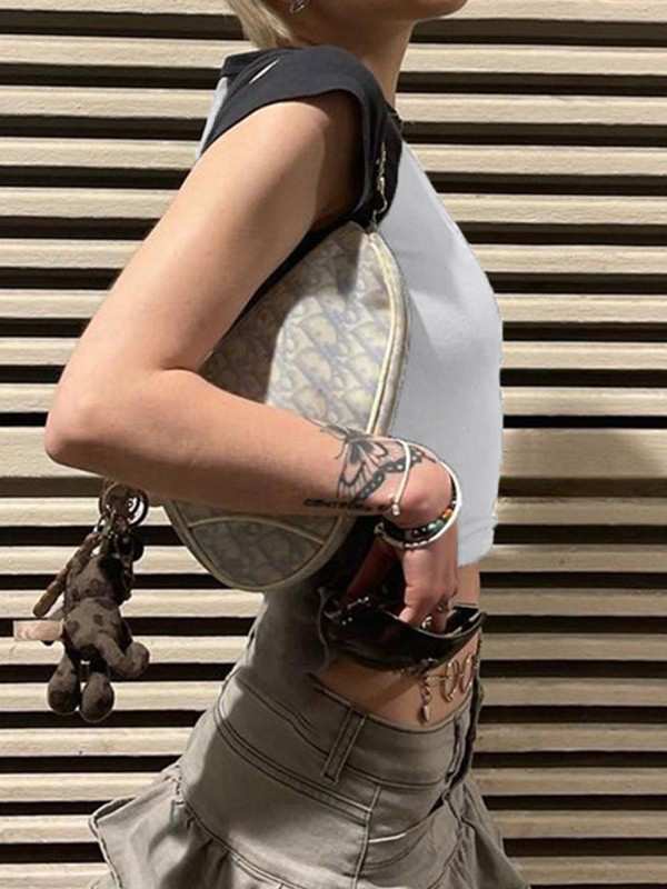 Contrast Raglan Slim Short Sleeve Tee