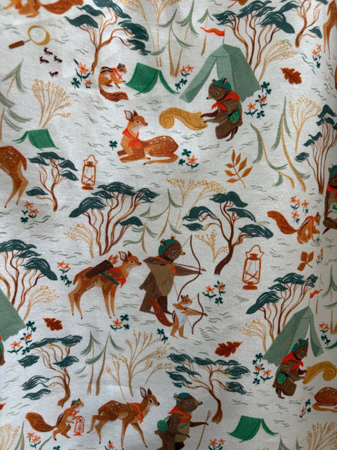 Vestido de corte retro ajustado y acampanado para camping