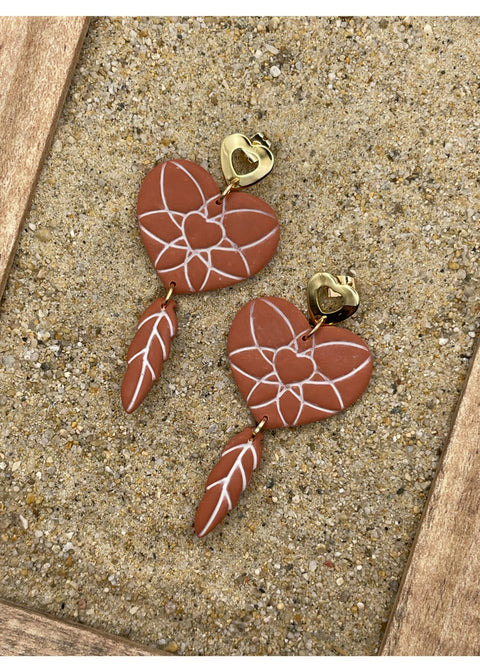 Pendientes colgantes de atrapasueños