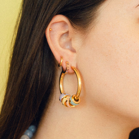 Colgantes de aro gruesos Color Pop