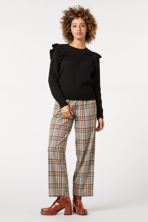 Suéter con volantes de Katie