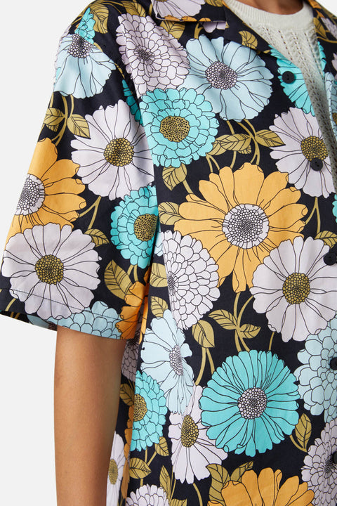 Camisa floral retro Lottie