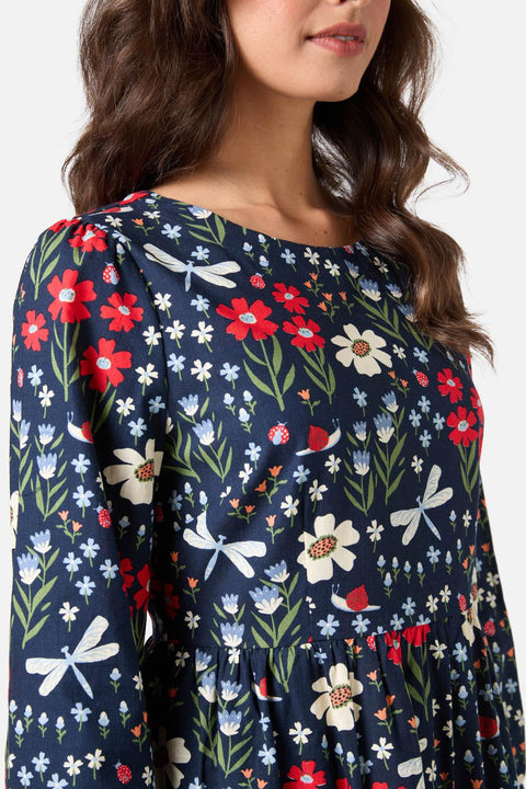 Vestido midi Garden Life