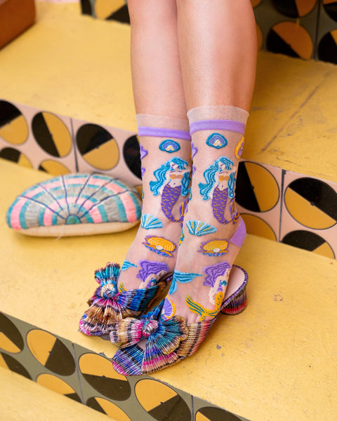 Paquete de calcetines transparentes para vacaciones europeas