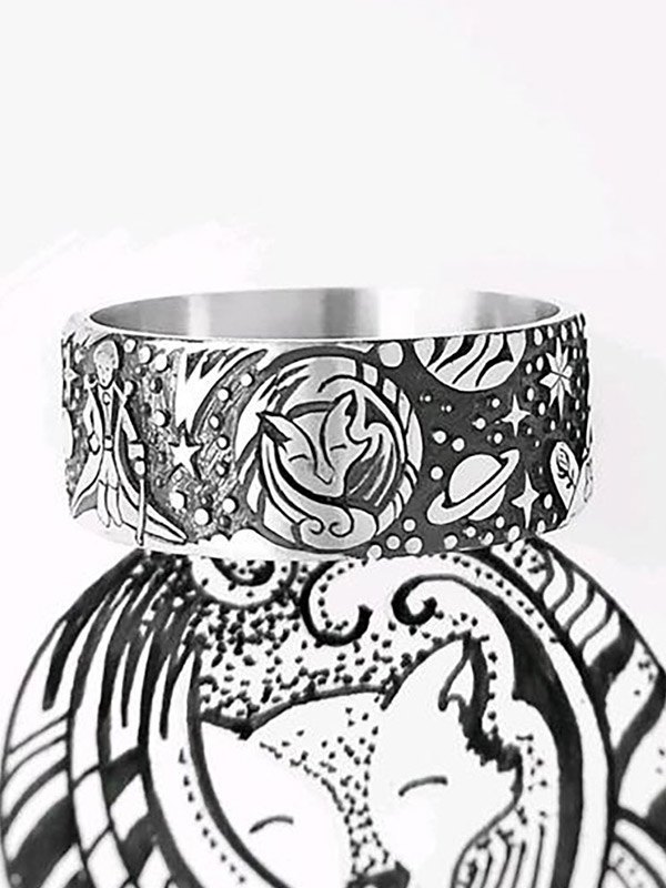 Engraved Little Prince Band Ring